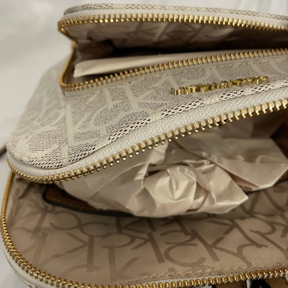 Calvin Klein backpack. Tan. Never used. With tags. - Picture 12 of 13